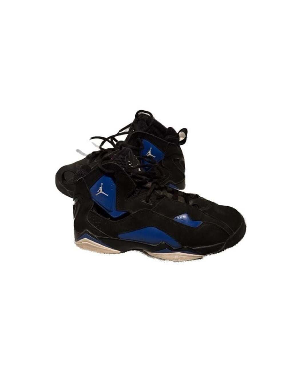 Jordan True Flight Black Game Royal Sneakers Size 6Y